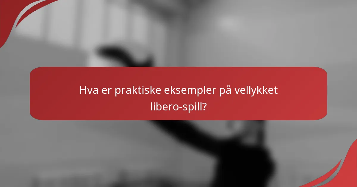 Hva er praktiske eksempler på vellykket libero-spill?